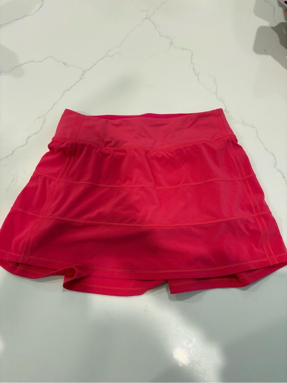 Lululemon Pink Pace Rival Skirt